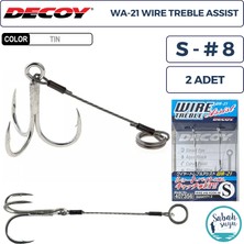 Decoy Wa-21 Çelik Telli Üçlü Iğne Asist S #8 (2 Adet)