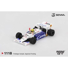 Mini T Mini Gt 1/64 1118 Toleman TG184 #19 Ayrton Senna 1984 Monaco Grand Prix 2nd Place