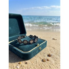 Gmn Collection Yeni Sezon El Yapımı Pul ve Cam Boncuk Detaylı Hand Made Bileklik