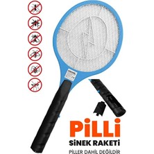 Byanes 2025 Yeni Nesil Uv Işık Pilli Sivrisinek Öldürücü Pilli Raket Lamba Sineklik Sinek Böcek Savar