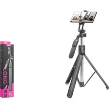 Belirtilmemiş Nodar Nd1050 Telefon Tripodu ve Selfie Çubuğu Seti Bluetooth Kumandalı 201 Cm - Siyah