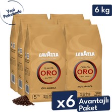 Lavazza Qualita Oro Espresso Çekirdek Kahve 3'lü Avantajlı Paket | 1 kg x 6 Paket