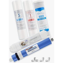 Mil Su Açık Kasa Su Arıtma Cihazı 5li Filtresi Standart Membran Set