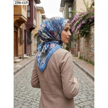 Velscarfs Soft Pamuk Parla Eşarp (Indigo) 250-115