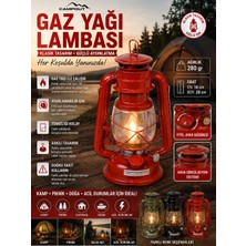 Pozart Klasik Gaz Yağlı Kamp Lambası Gemici Lambadı