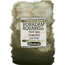 Schmincke - Horadam® Aquarell, Süper Granülasyon, 14 945 044 Orman Grisi, 1/2 Tava, Çok Güçlü