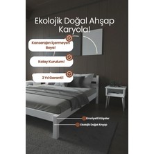 Renazzo Mobilya Letto Masif Ahşap Karyola