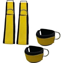 Macgon Ayak Bilek Kayışı / Fitness Ağırlık Çekiş Aparatı / Direnç Egzersiz Lastiği Ayak Çekme Aparatı 2ADET
