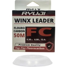 Ryuji Winx Fc 50MT 0.30MM %100 Fluorocarbon Leader Misina