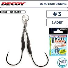 Decoy Dj-90 Light Jigging Çiftli Asist Iğnesi #3 (2 Adet)