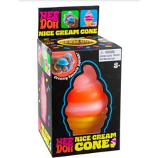Laslusa Toys Needoh Nice Cream Cone Squishy Oyuncak Stres Topu – Yumuşak Sıkılabilir Duyusal Oyuncak