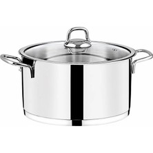 Remetta Anna Silver Derin Tencere 28CM 10 Lt