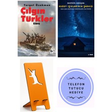 Bilgi Yayınevi Çılgın Türkler Kıbrıs - Turgut Özakman + Kuzey Işıklarının Şarkısı + Telefon Tutucu