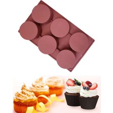Depposite Silikon Büyük Muffin Kalıbı (6 Porsiyon)