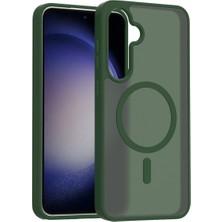 Mestore Joko Samsung Galaxy A56 Jota Magsafe Kapak - Koyu Yeşil
