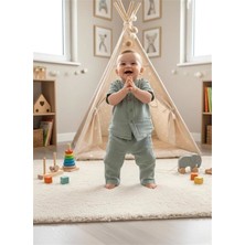Tiffany Baby Bebek Green Theme Müslin Gömlek Yeşil 65120
