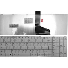 Ni-On Nion Toshiba C50D ,toshiba L50D Uyumlu Notebook Klavye (Beyaz Tr)