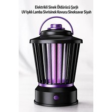 Byanes Elektrikli Sinek Öldürücü Şarjlı Uv Işıklı Lamba – Sivrisinek Kovucu, Taşınabilir Sineksavar ve Böcek Yakalama Cihazı
