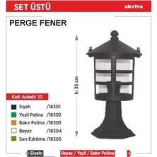 Akviva Perge Setüstü Siyah Armatür