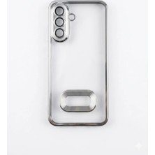 Camkapak Aksesuar Samsung Galaxy A 56 Kamera Lensli Gri  Kılıf Modeli