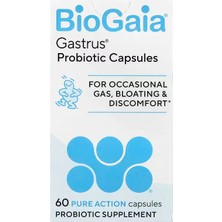 Biogaia Gastrus Probiotic Occasional Gas, Bloating & Discomfort  60 Pure Action Caps