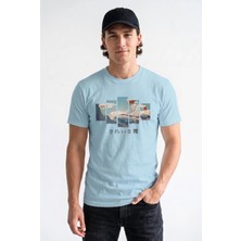 Unisex Regular Fit %100 Pamuk Bisiklet Yaka Premium Baskı Tişört