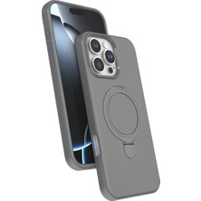Mestore Apple Iphone 16 Pro Max Regal Magsafe Standlı Kapak - Titan Gri
