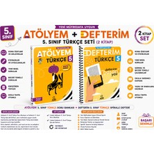 Arı Atölyem 5. Sınıf Türkçe Soru Bankası + Defterim 5. Sınıf Türkçe Spiralli Defter Seti (2 Kitap) | Yeni Müfredata Uygun