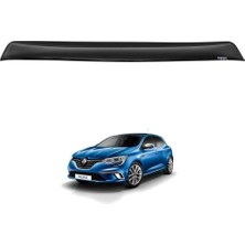 Renault Megane 4 Arka Cam Üstü Spoyler Rüzgarlık Kanat Abs Parlak Siyah 2016
