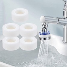Aputue Musluk Filtre Elemanı, 5 Adet Lavabo Filtre Elemanı, Pp Pamuk Su Filtresi Kartuşu, Değiştirilebilir Banyo Lavabo Filtresi, Mutfak Musluk Filtre Kartuşu