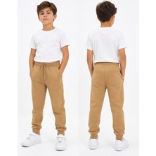 Dıgıl Kids Ribanalı Eşofman Altı Pantalon Likralı Ilkokul Orta Okul 2 Iplik Kumaş Unisex