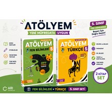 Arı Atölyem 5. Sınıf Fen Bilimleri + Türkçe Soru Bankası Seti (2 Kitap) | Yeni Müfredata Uygun