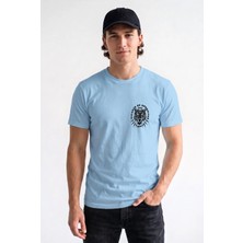 Unisex Regular Fit %100 Pamuk Bisiklet Yaka Premium Baskı Tişört