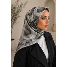 İmaj Butik Gri Pamuklu Soft Eşarp