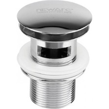 Newarc Basmalı Delikli Sifon Üst Takımı Krom
