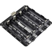 Mucize 4'lü Anahtarlı 18650 Lityum Pil Yuvası V8 Mikro USB