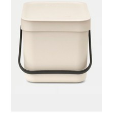 Brabantia BRB-8710755251702-BRA 251702-004-01-SORT&GO Soft Beıge Çöp Kovası 6l