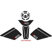 Aras Reklam ve Moto Aksesuar Cfmoto 450 Sr 2023 Uyumlu Tank Pad Seti