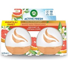 Air Wick Deco Sphere Greyfurt & Portakal Çiçeği Ikili Paket Oda Kokusu 30 Gün Etkili