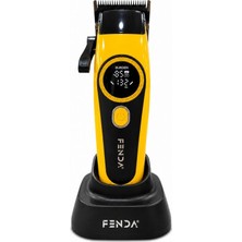Fenda Profesyonel Standlı Göstergeli Saç Tıraş Makinesi 8500 Rpm Sarı FNDSKLKS0014S