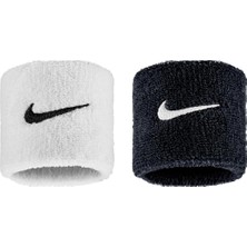 Nike 9380/72 Swoosh Classic Wristba 036 Siyah/beyaz/siyah