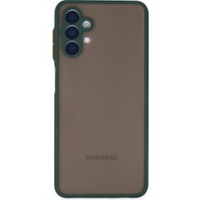 Mestore Samsung Galaxy A04S Kılıf Montreal Silikon Kapak - Yeşil