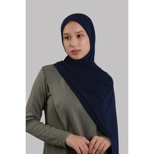 Hürrem Bone Lacivert Pratik Hazır Geçmeli Şal Sandy Önü Süngerli 2414_02