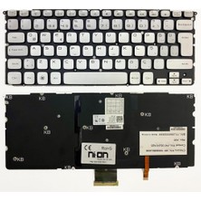 Ni-On Nion Dell MP-10K86TQJ9201 Notebook Klavye (Gümüş Aydınlatmalı Tr)