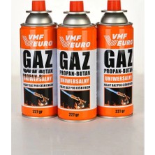 Herşey Trend Remtas Vmf Eurogaz Kamp Ocak Gazı Valfli Kartuş 227GR - 3 Adet