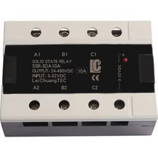Mucize SSR-3DA40A 3-32VDC Solid 3 Fazlı Katı Hal Rölesi