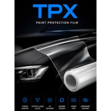 Otox 50 cm x 1,5 Metre | Tpx 7.5 Mil Şeffaf Ppf Kaplama Film | Poliüretan |  Crystal Clear Gloss Boya Koruma Filmi