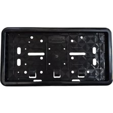 sbodurhome Çerçeveli Motosiklet Plakalık Plaka Altlığı Siyah 26X17CM 1 Adet