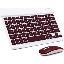 M.TK Moveteck Tüm Cihazlara Uyumlu Kablosuz Bluetooth Klavye ve Mause Seti Tablet Telefon iPad Galaxy Honor Redmi