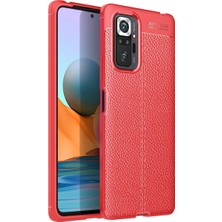 Mestore Xiaomi Redmi Note 10 Pro Kılıf Auto Focus Kapak - Kırmızı